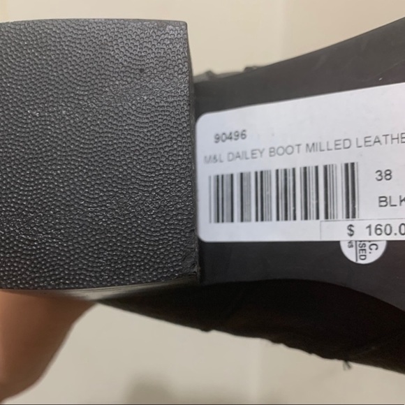 NEW Leather Heeled Black Boots from Plenty Store - Picture 5 of 12